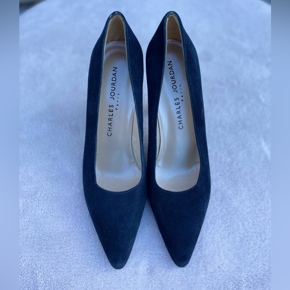Designer Blue suede shoes ๐ - Picture 6 of 7